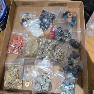 Assorted Buttons Collection - Craft Supplies, DIY Projects / some vintage
